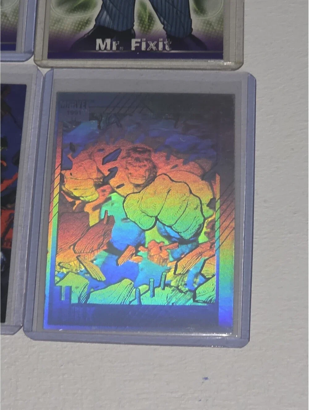 Incredible Hulk Marvel Comics Holo Mr Fix It Legends Masterpieces Card Lot